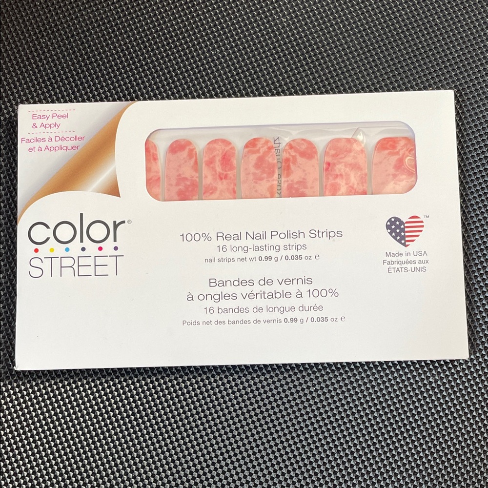 Color Street Blush Floral Nail Strips